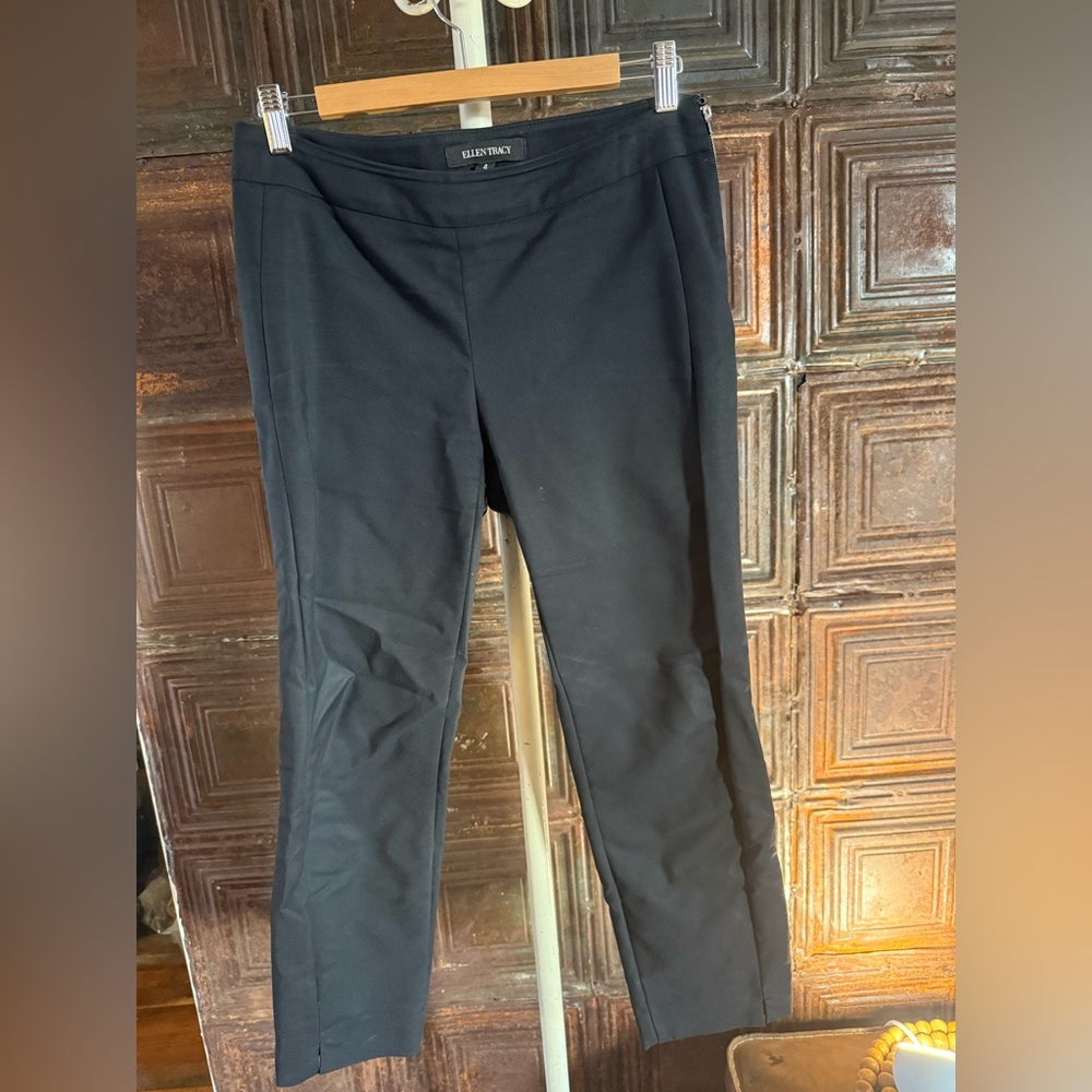 Ellen Tracy Classic Black Trousers
